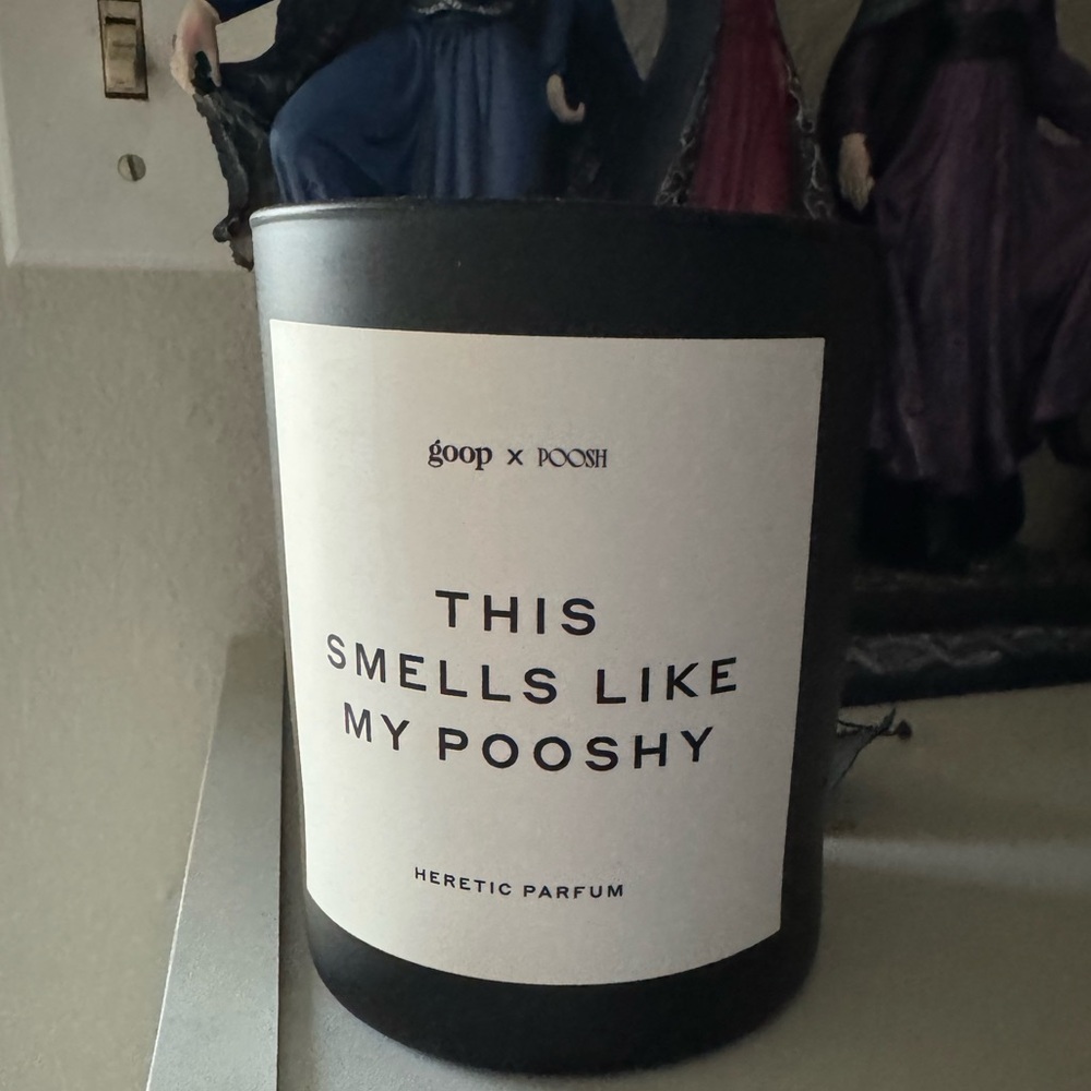 Goop x Poosh candle collab this smells like my pooshy
